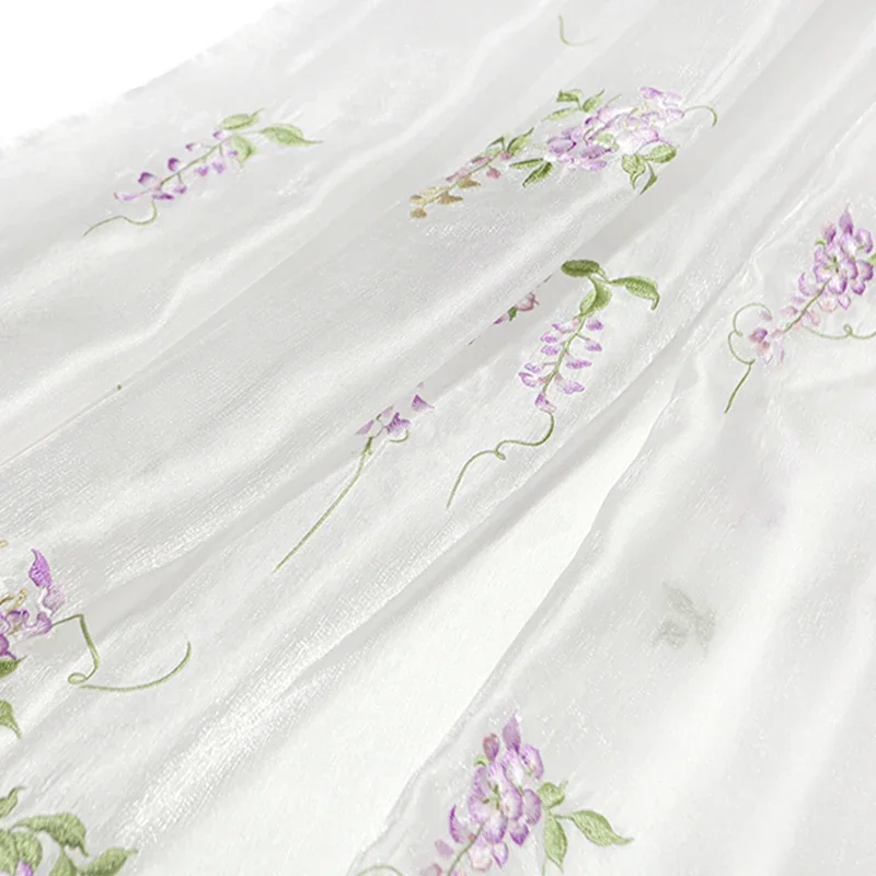 Wisteria Embroidery Fabric DIY - Baby Clothing Designer review and price